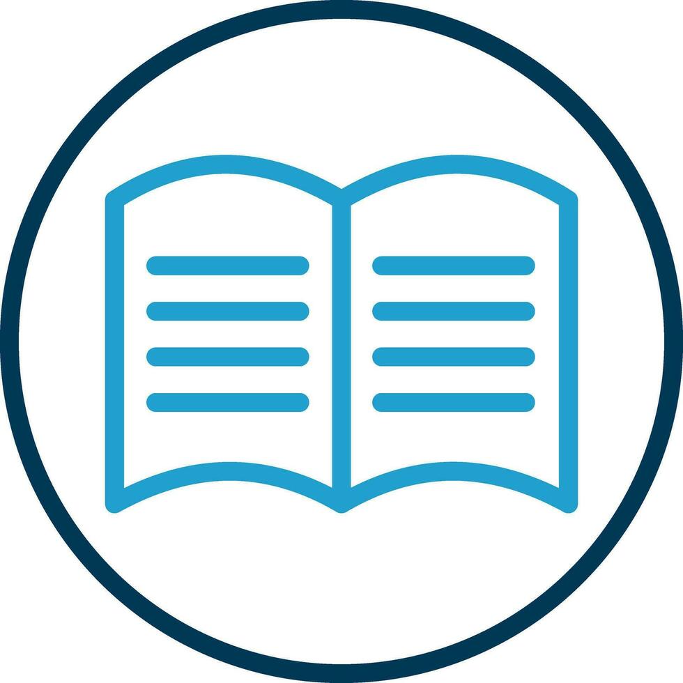 Manual book Vector Icon Design