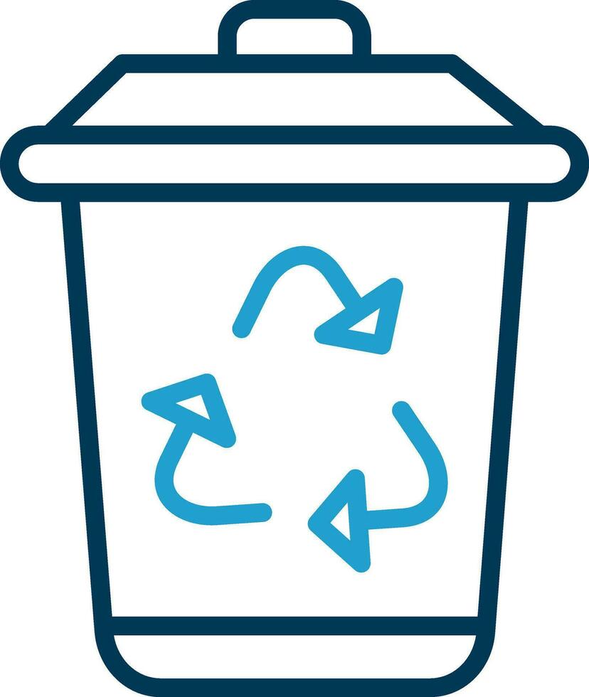 Recycle bin Vector Icon Design