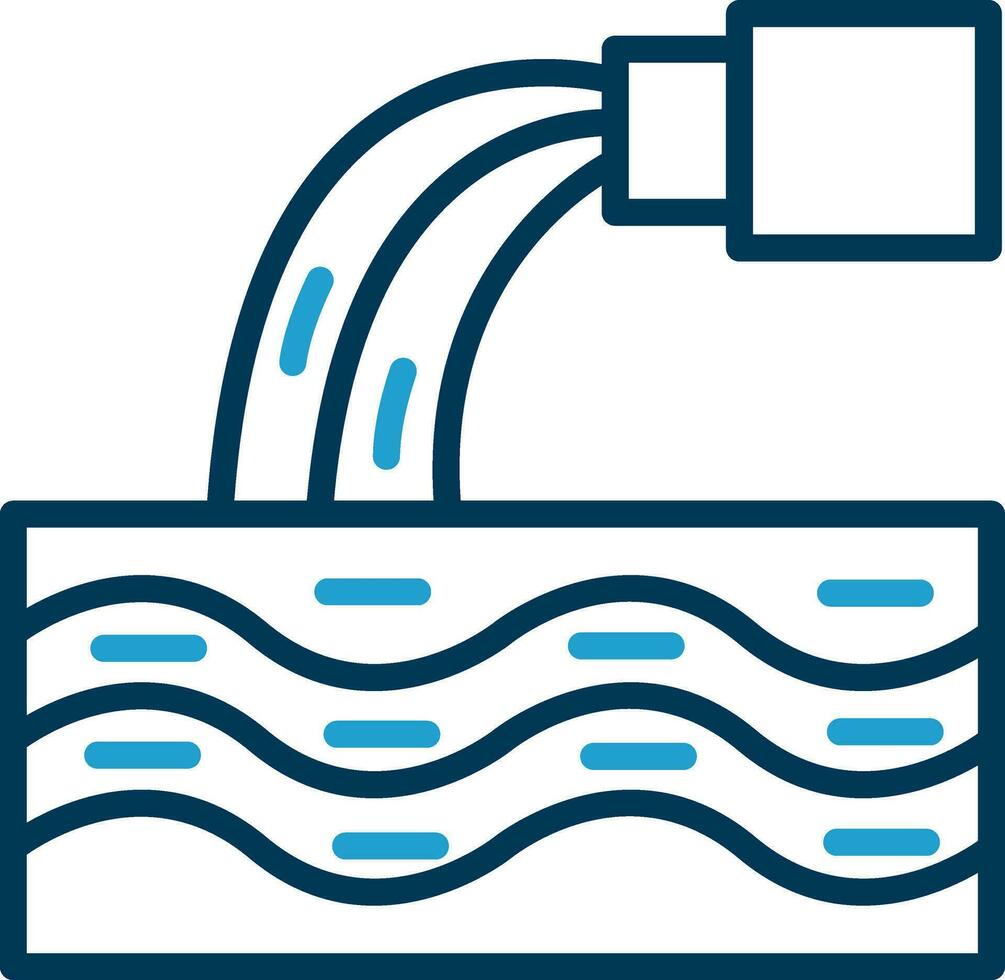 Waste water Vector Icon Design