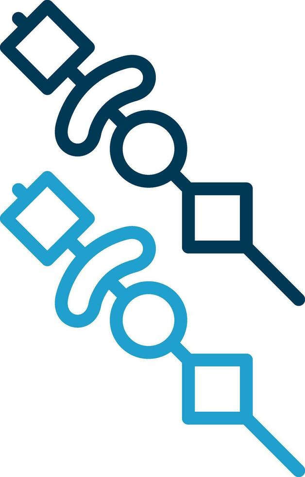 Skewer Vector Icon Design