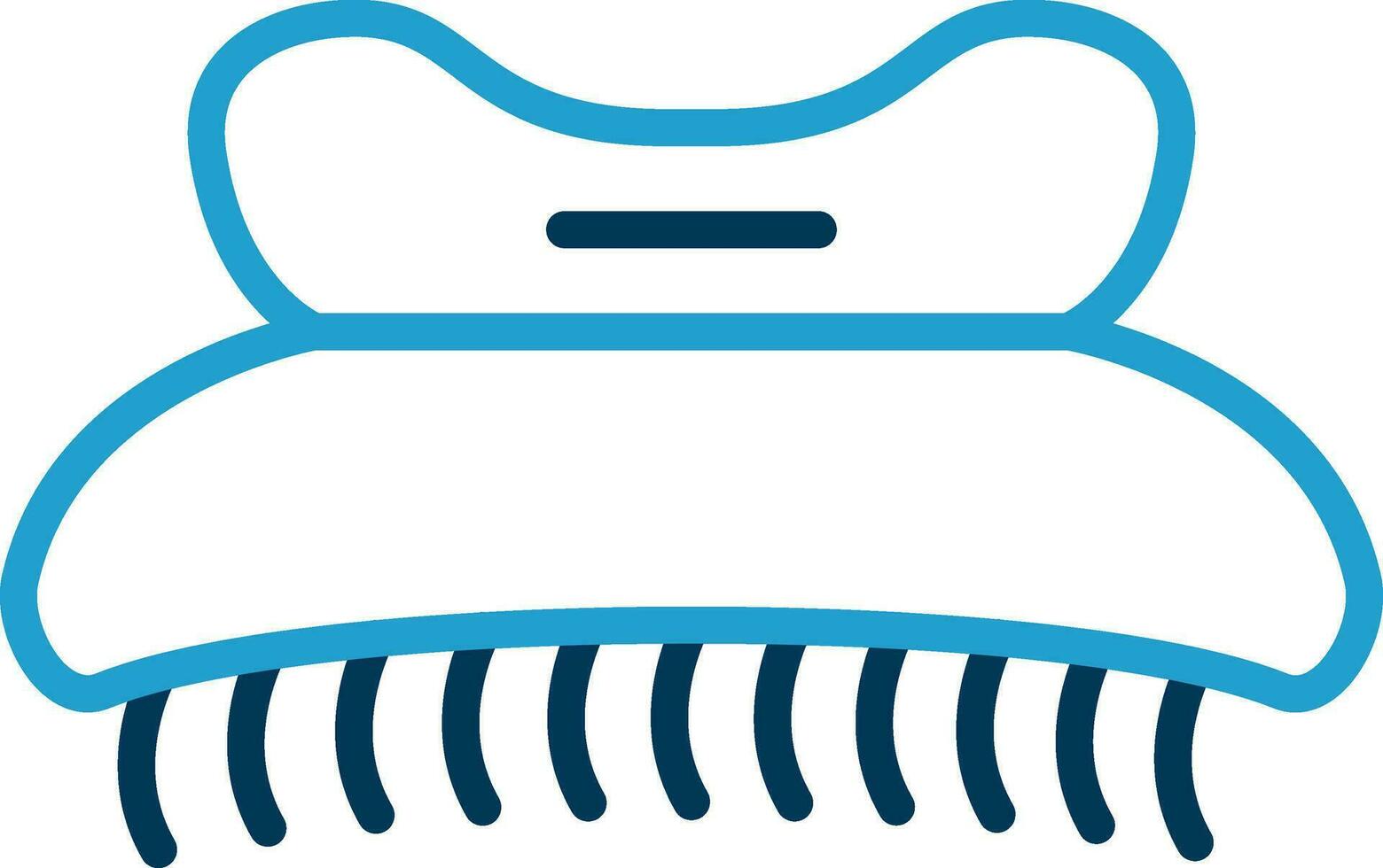 Hair clip Vector Icon Design