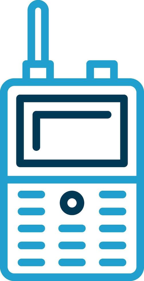 Walkie talkie Vector Icon Design