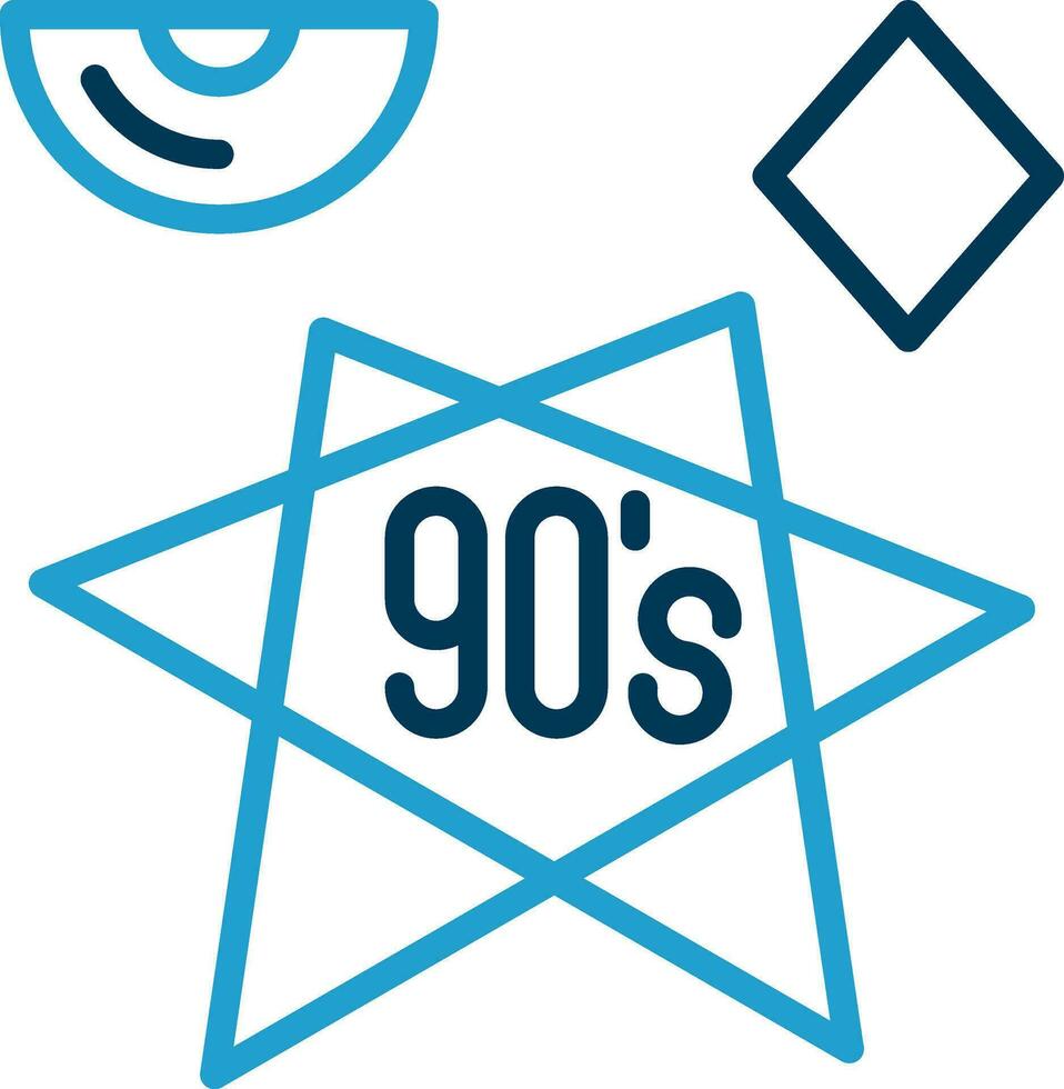 90s Vector Icon Design