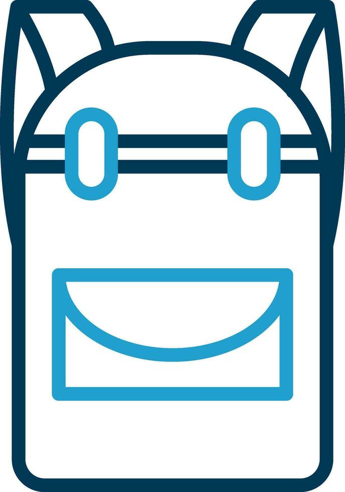 Backpack Vector Icon Design