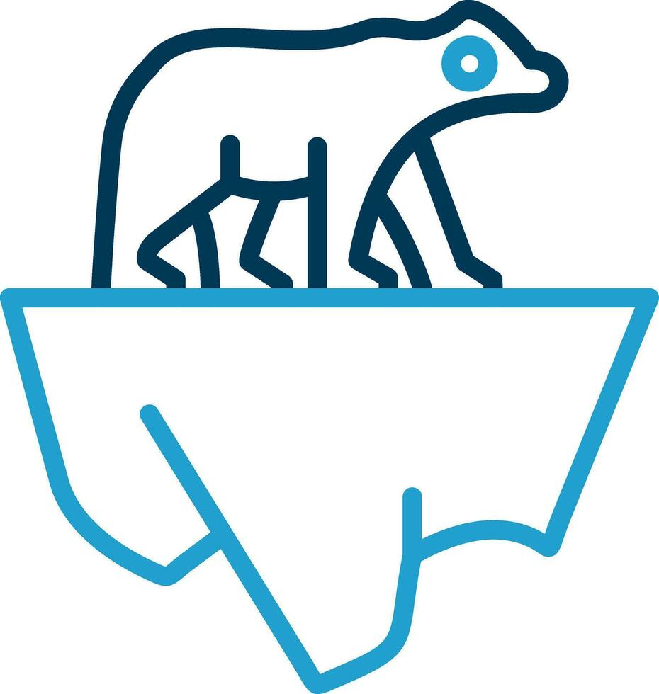Polar bear Vector Icon Design