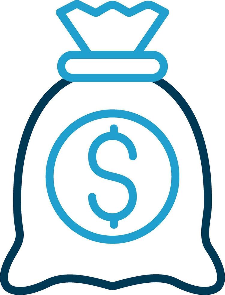 Money bag Vector Icon Design