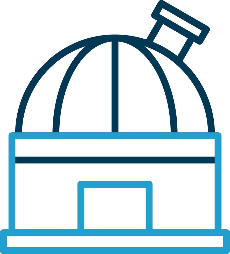 diseño de icono de vector de observatorio