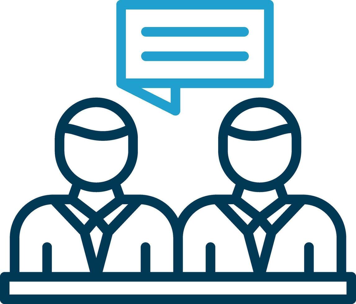 Conversation Vector Icon Design