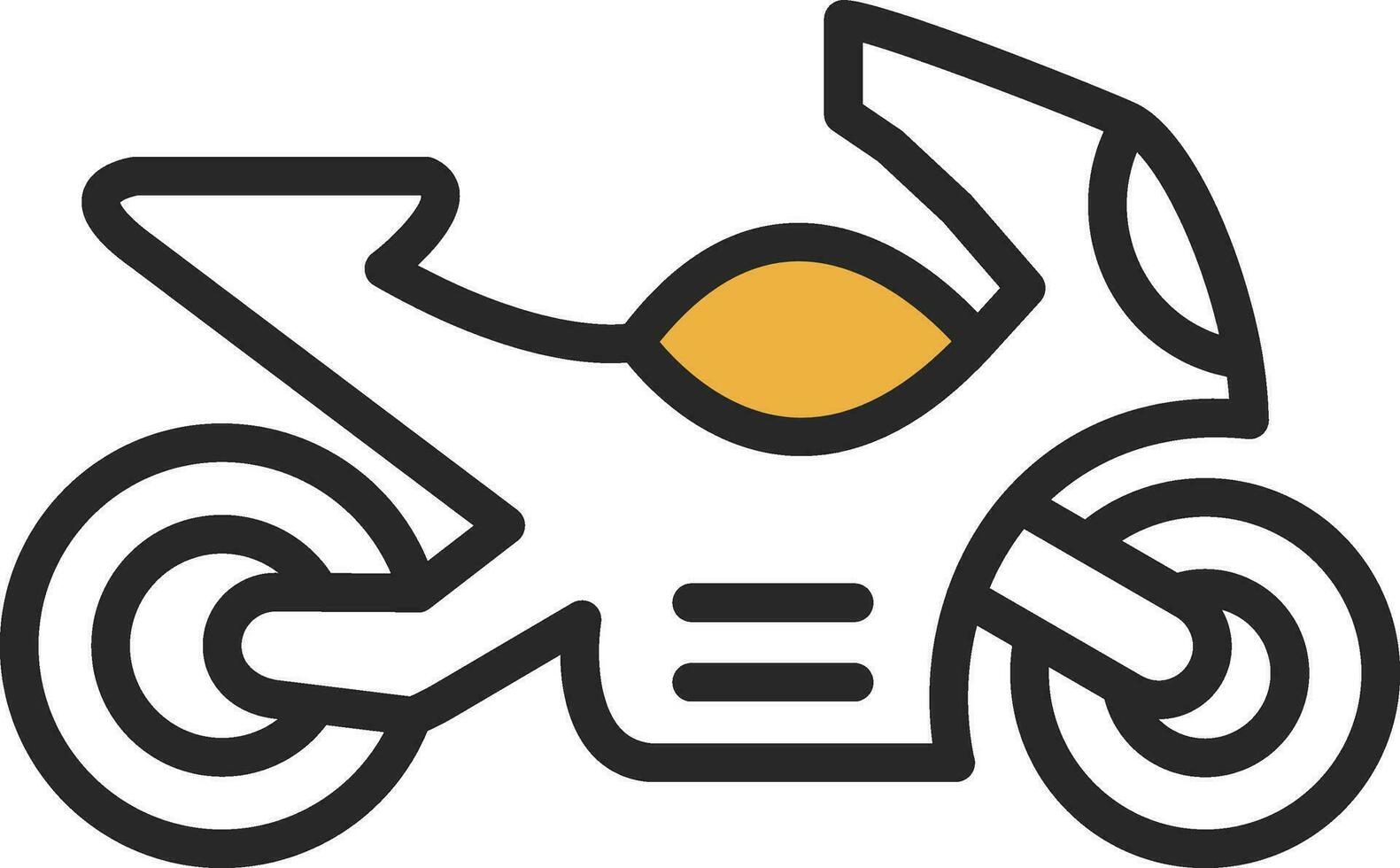 Motorcycle Vector Icon Design