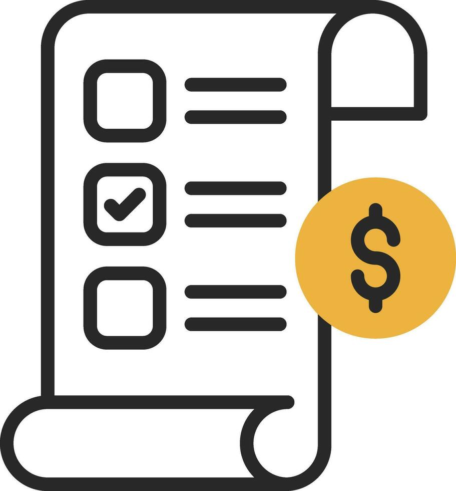 Invoice Vector Icon Design