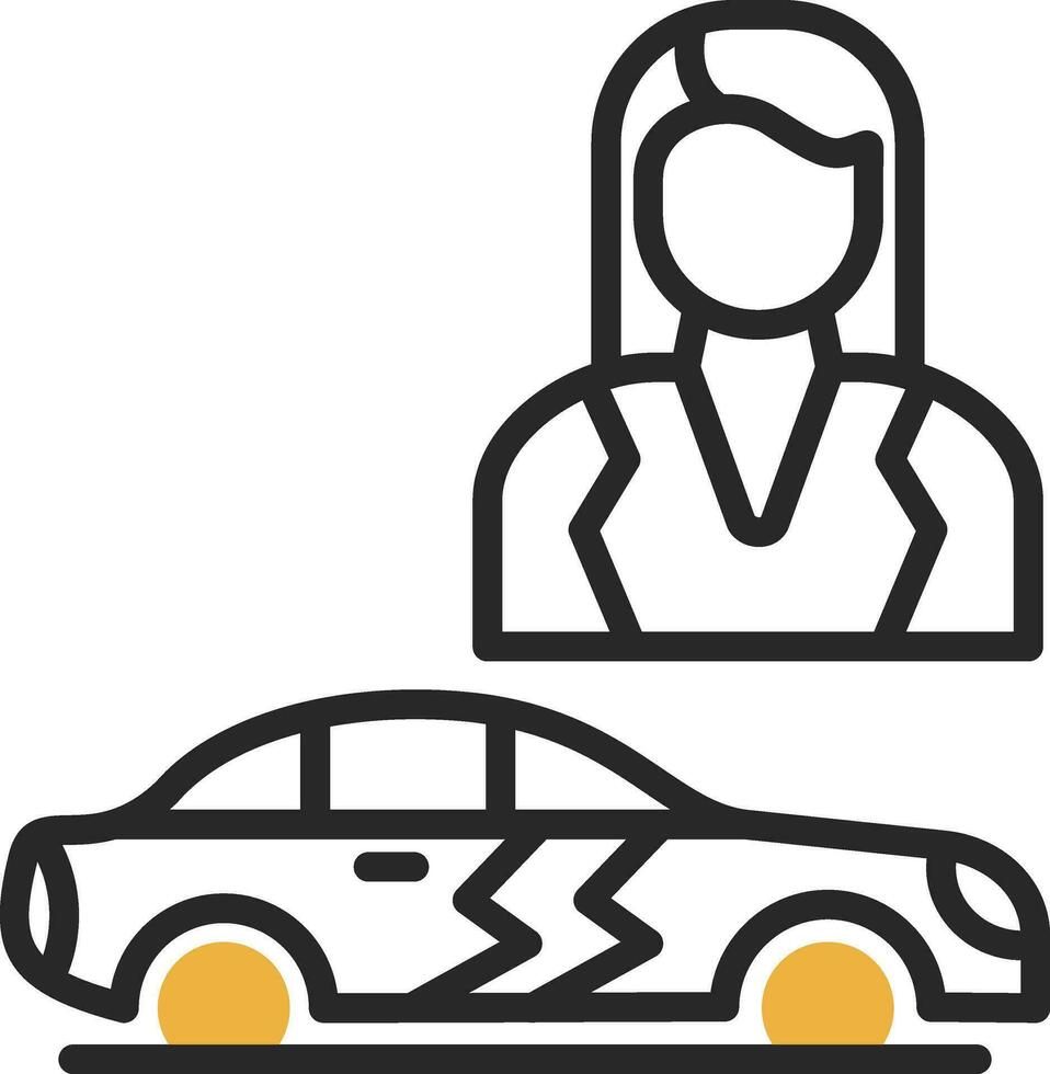 Saleswoman Vector Icon Design