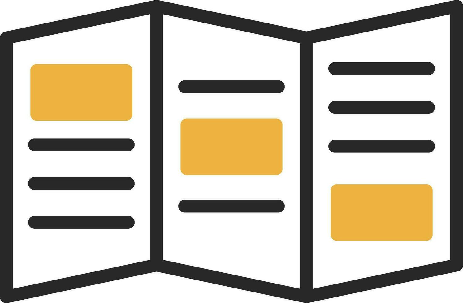 Brochure Vector Icon Design