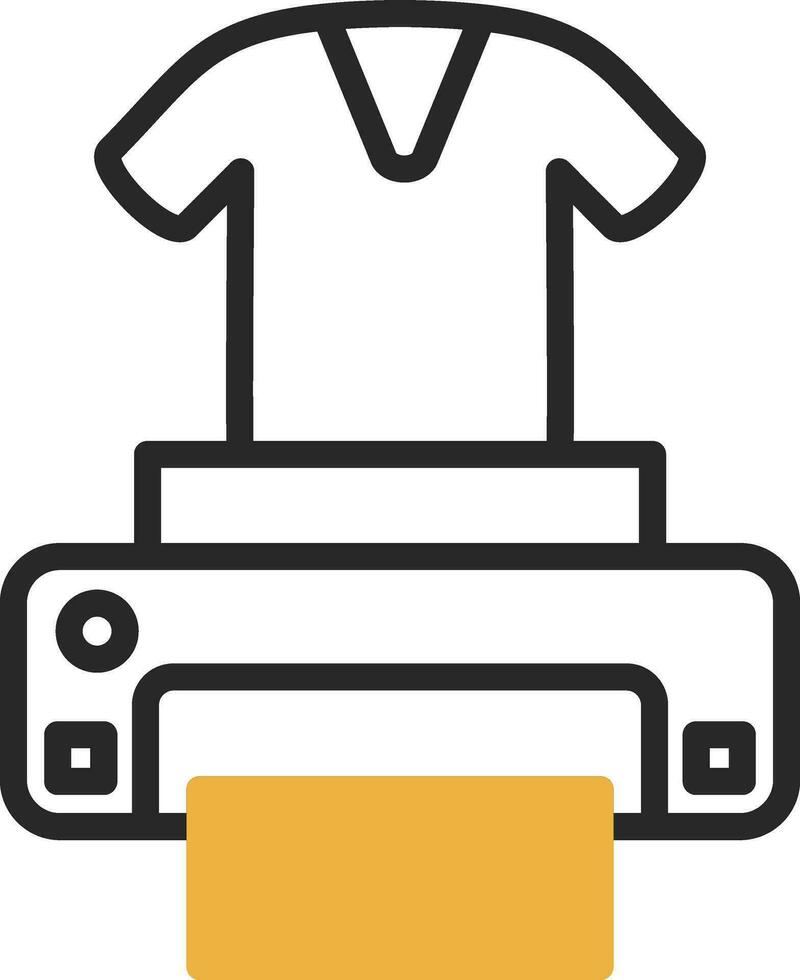 Dtg printer Vector Icon Design
