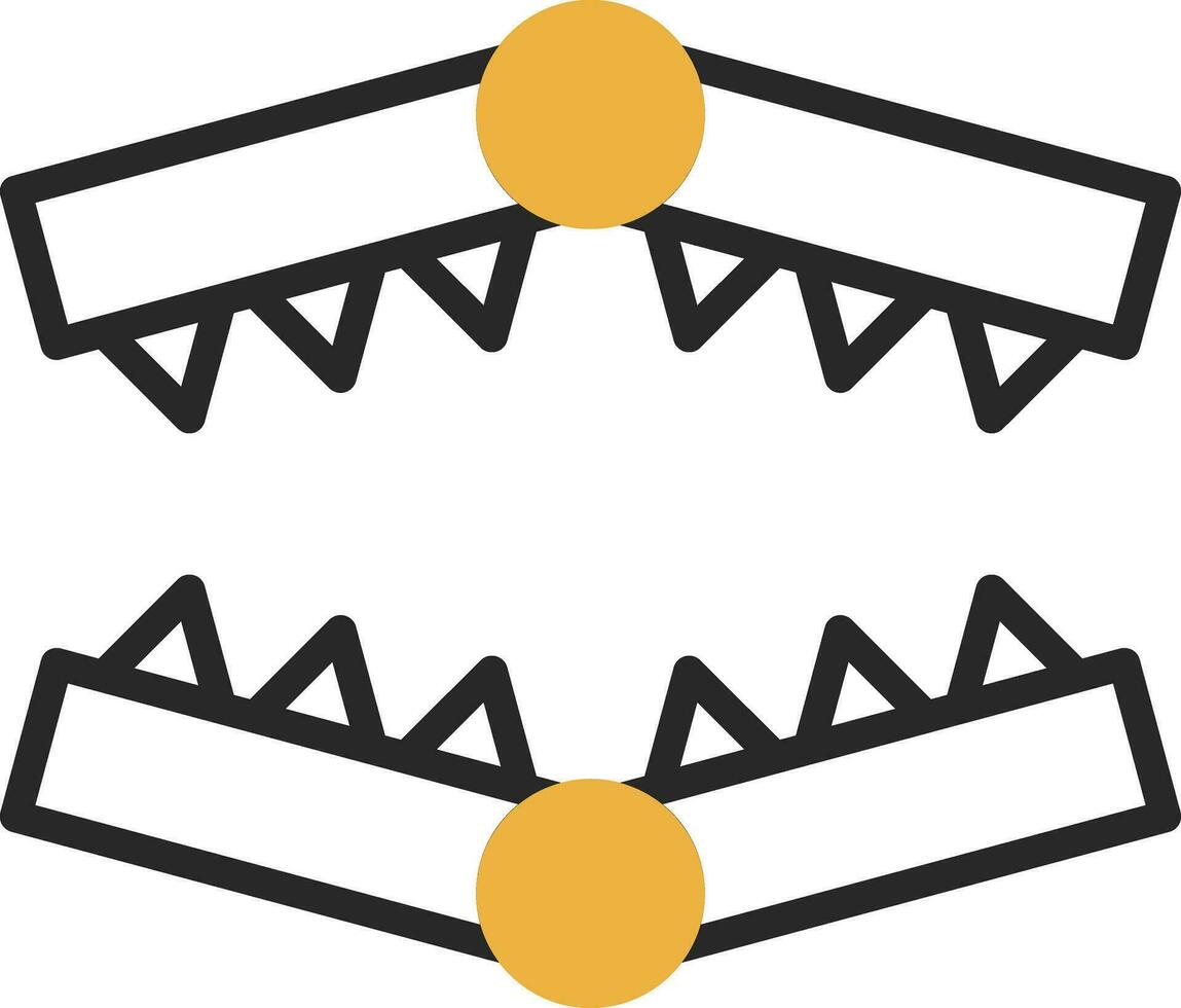 Bear trap Vector Icon Design