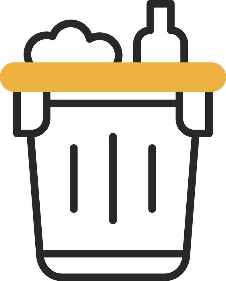 diseño de icono de vector de basura