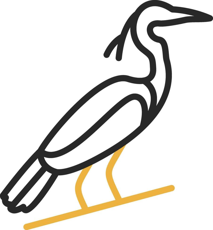 Heron Vector Icon Design