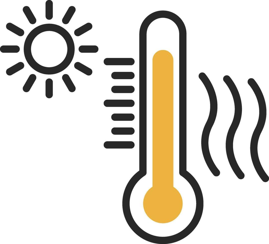 Heat wave Vector Icon Design