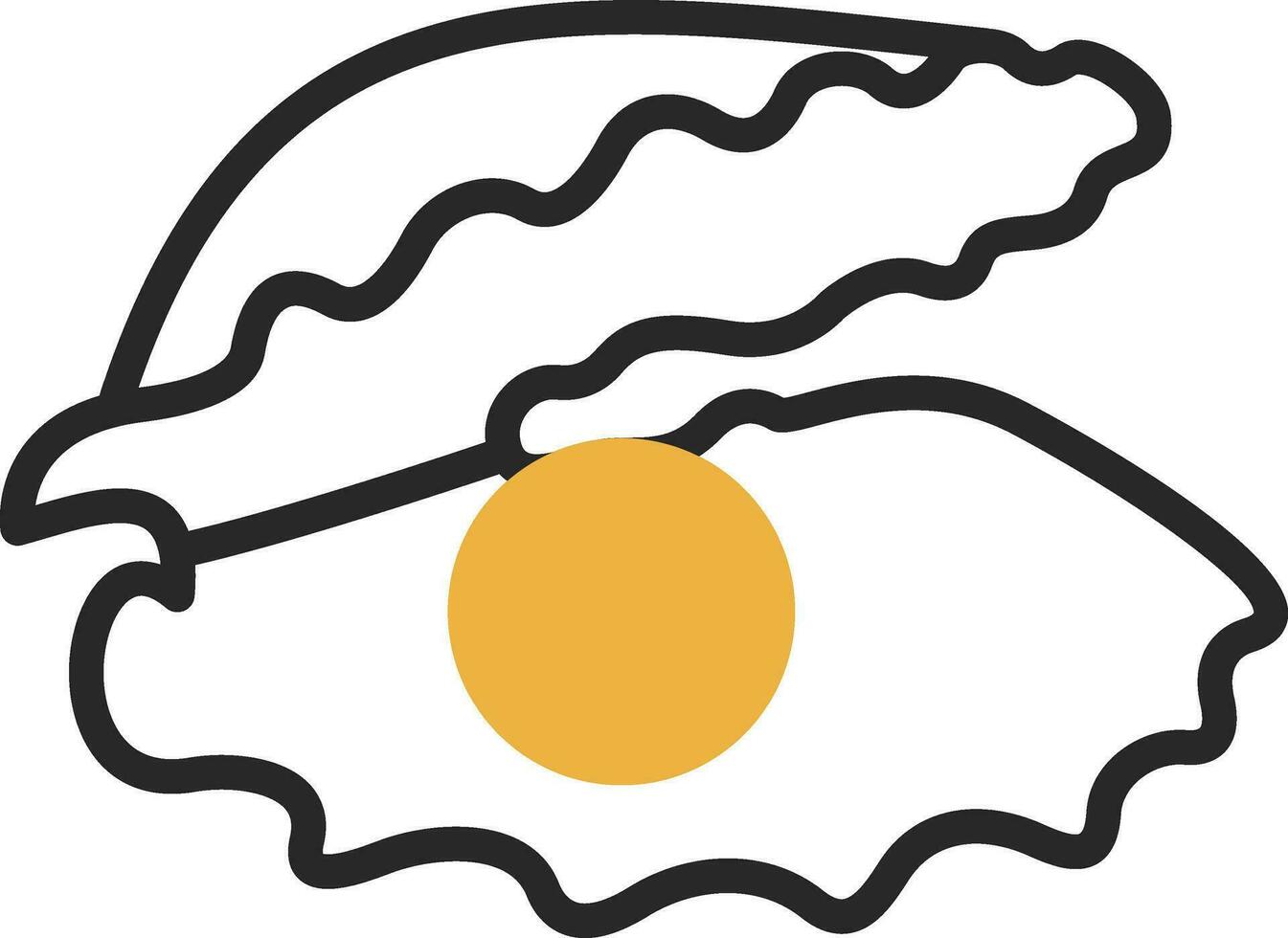 Oyster Vector Icon Design