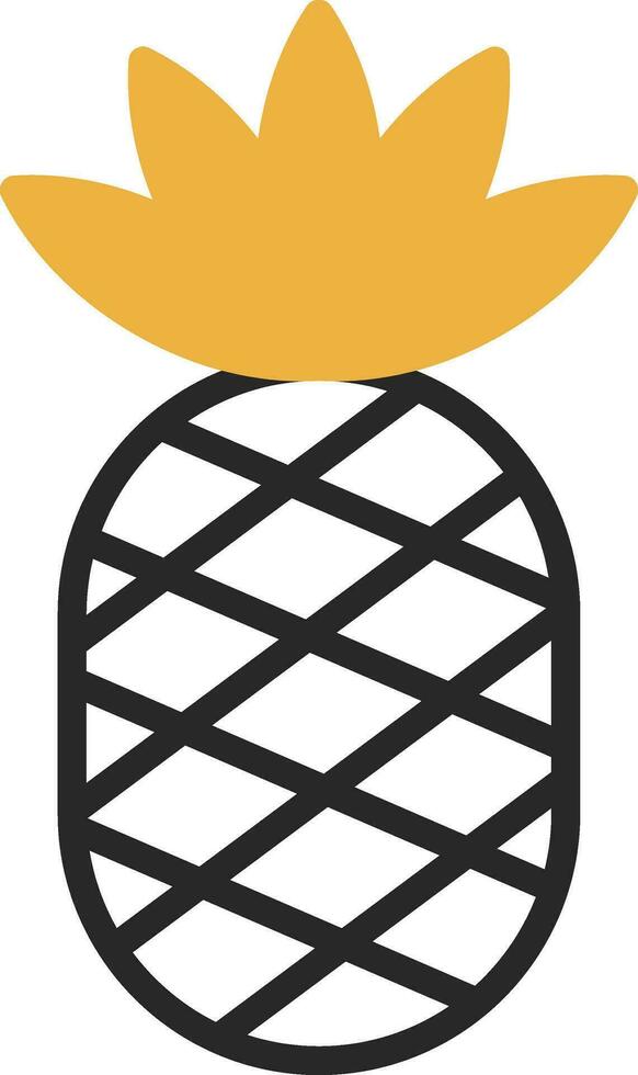 Pineapple Vector Icon Design