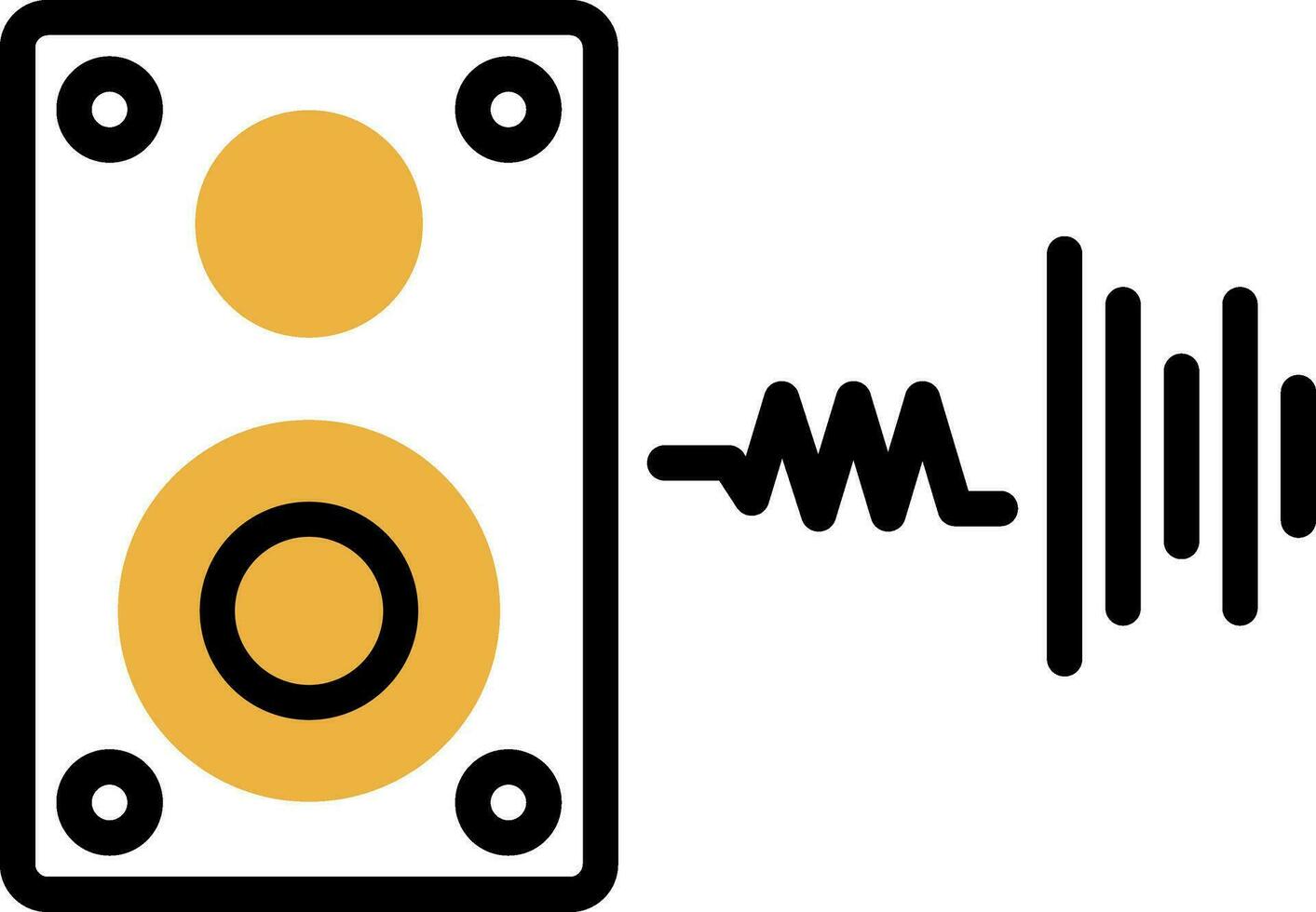 Sound of music Vector Icon Design