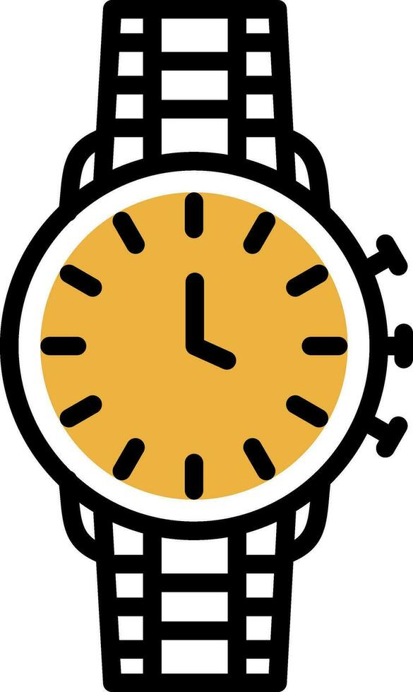 Wristwatch Vector Icon Design