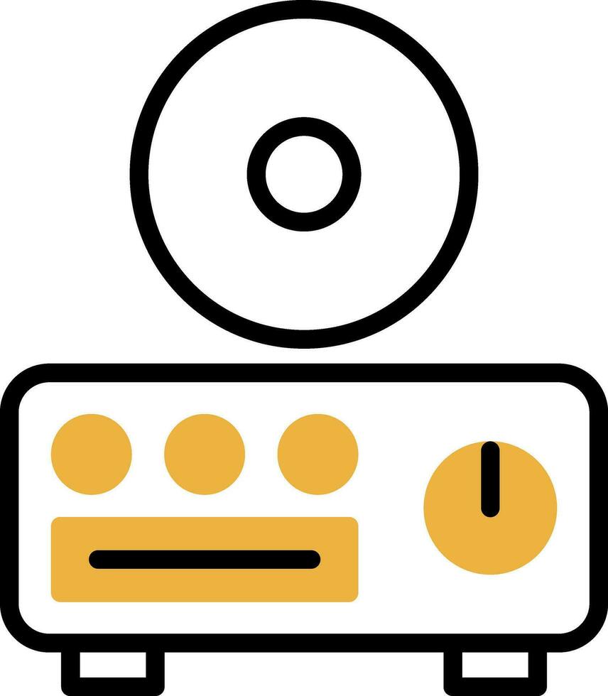 CD player Vector Icon Design
