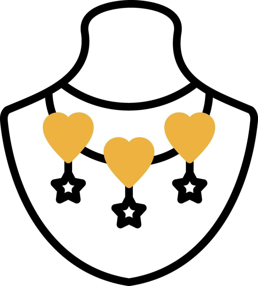 Necklace Vector Icon Design