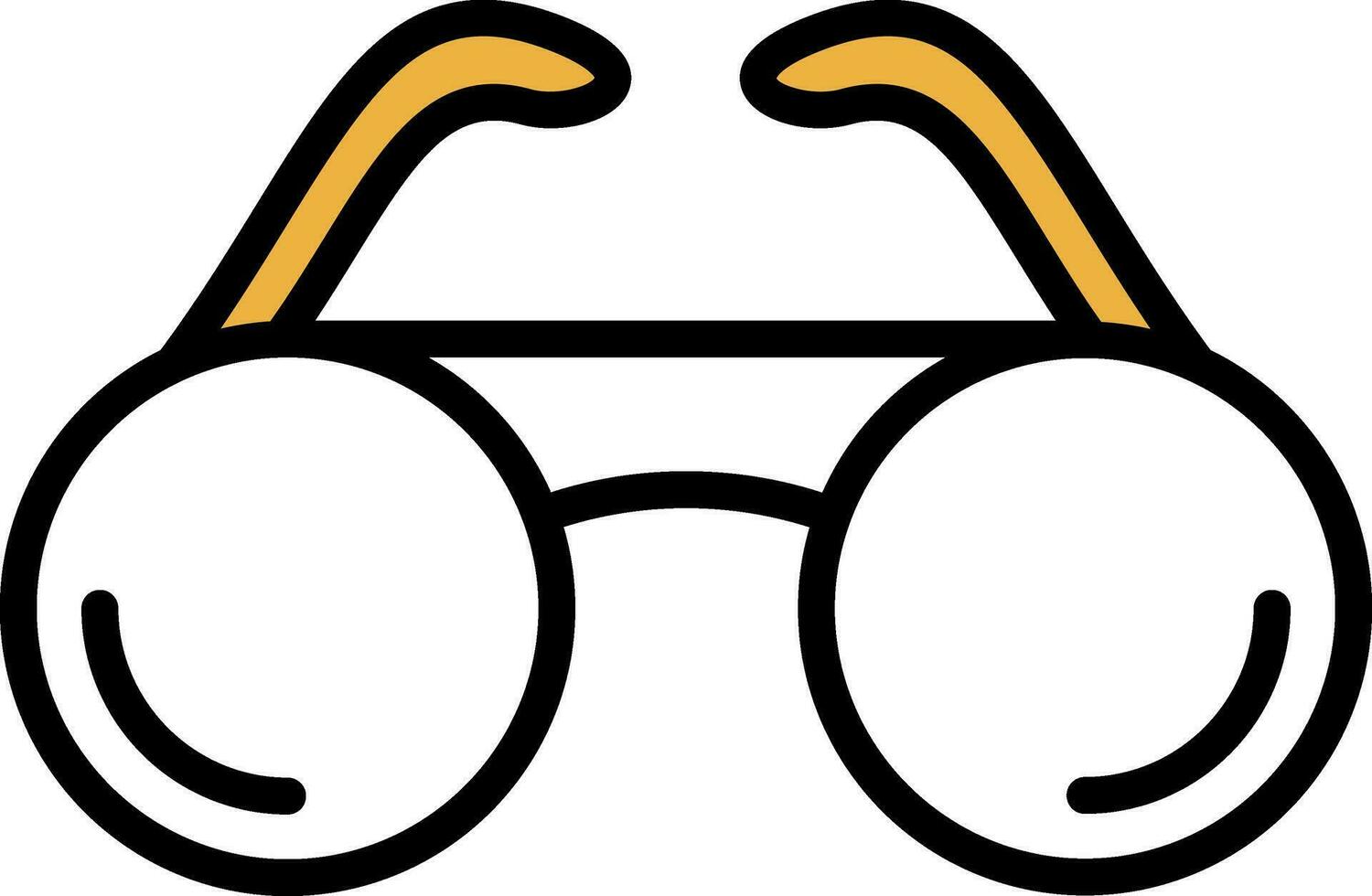 diseño de icono de vector de gafas