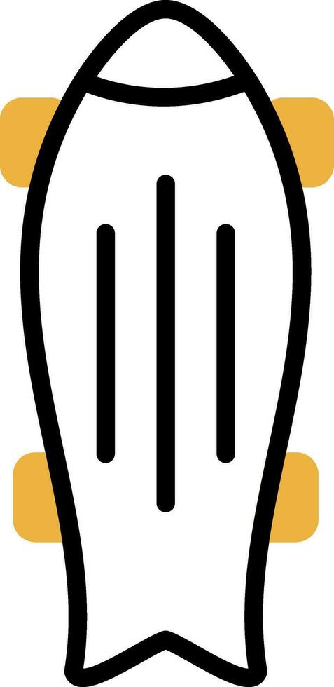 Skateboard Vector Icon Design