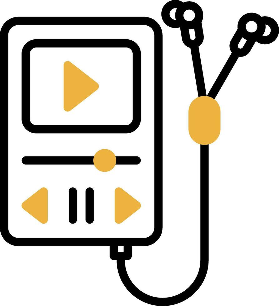 Walkman Vector Icon Design