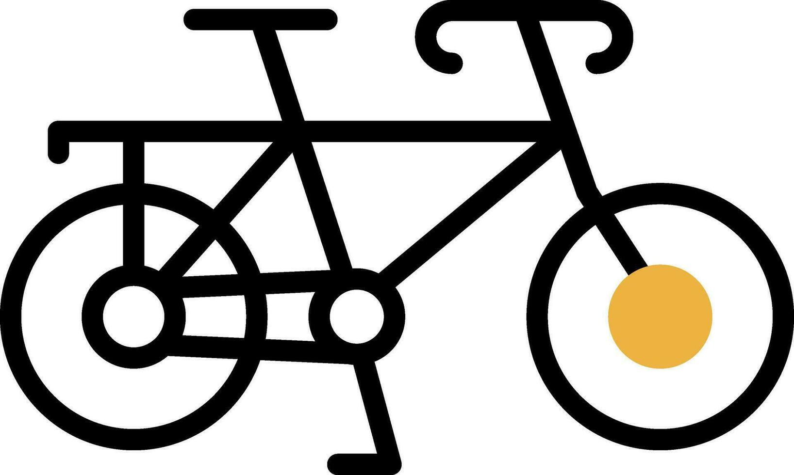 diseño de icono de vector de bicicleta