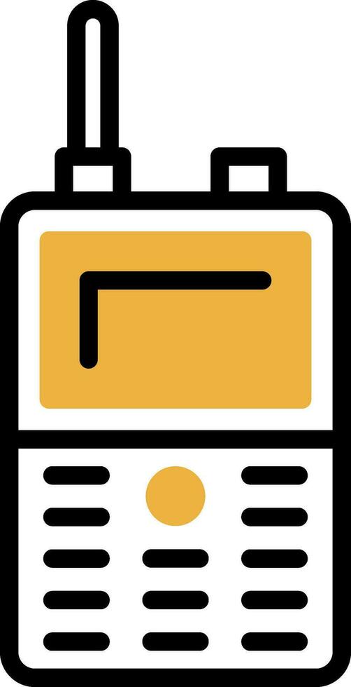 Walkie talkie Vector Icon Design