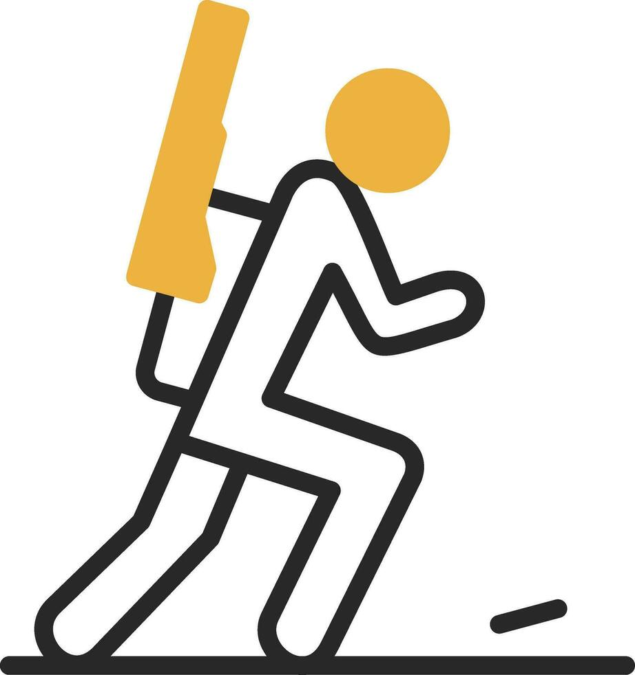 Biathlon Vector Icon Design