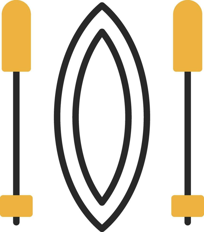 Slalom Vector Icon Design