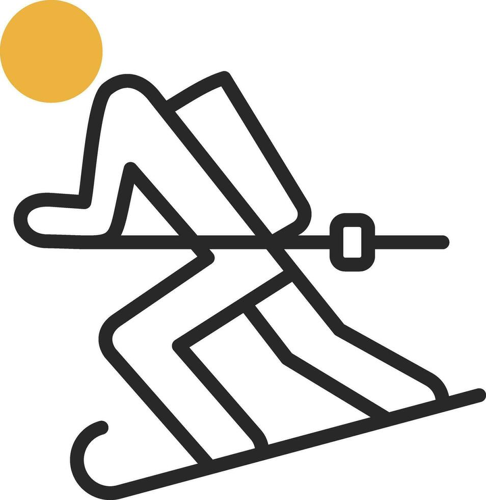 Skis Vector Icon Design