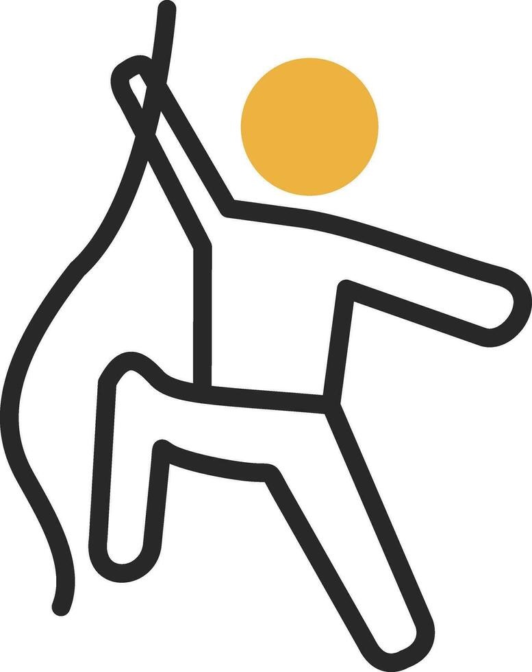 Climbing Vector Icon Design