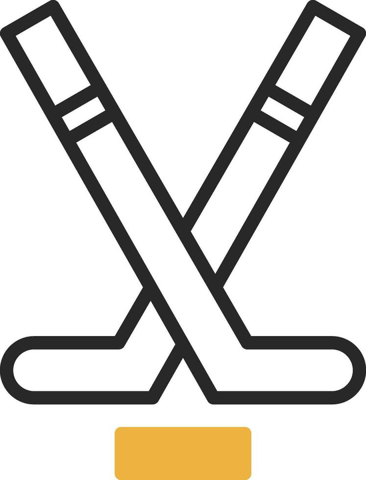 diseño de icono de vector de hockey