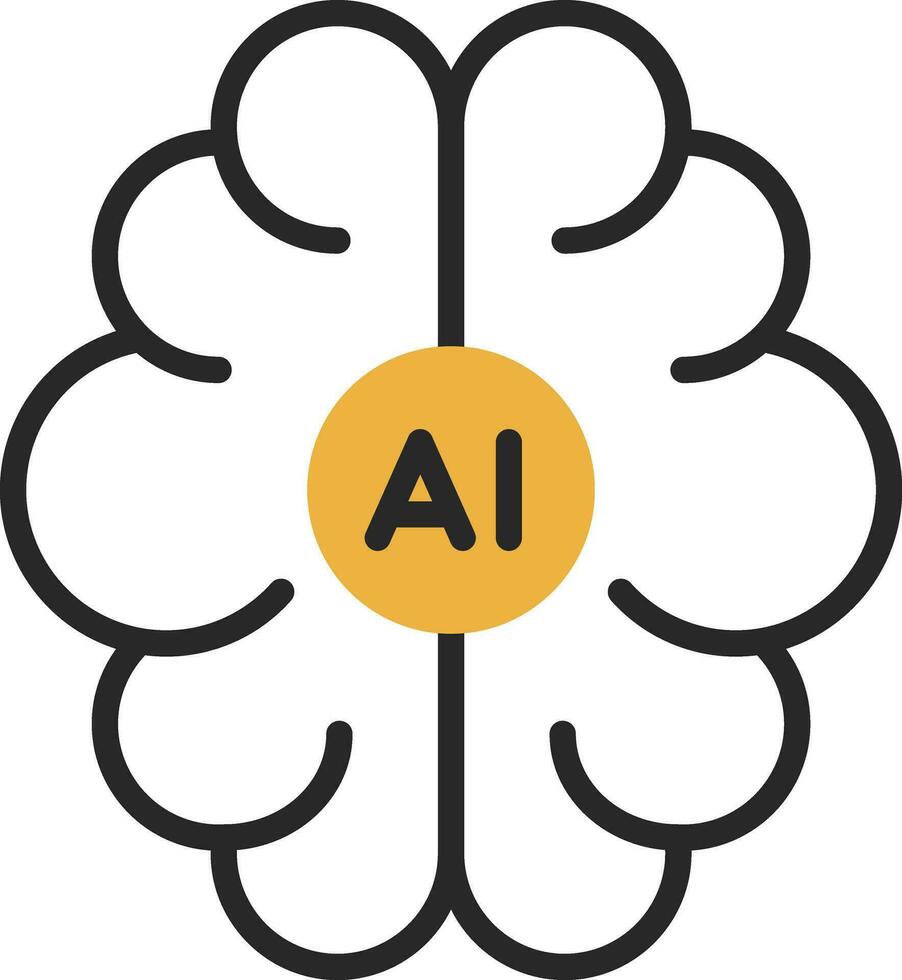 Brain Vector Icon Design