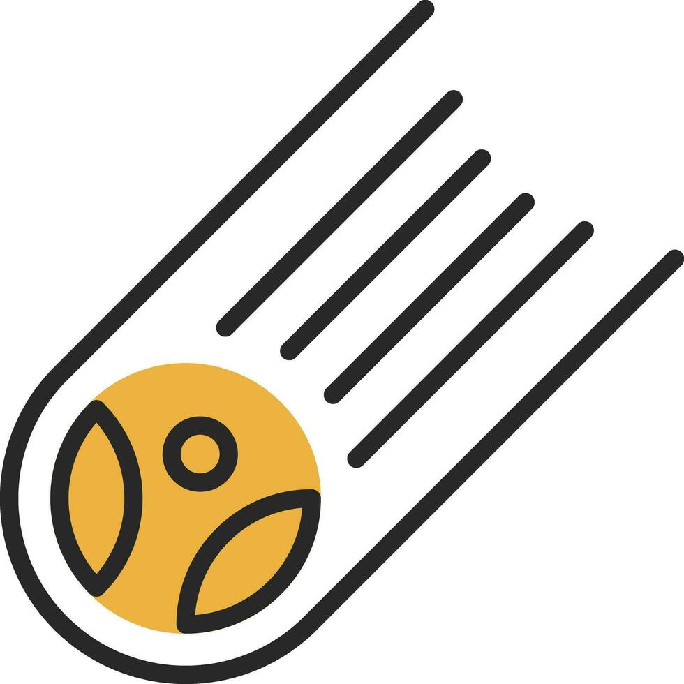 Meteorite Vector Icon Design
