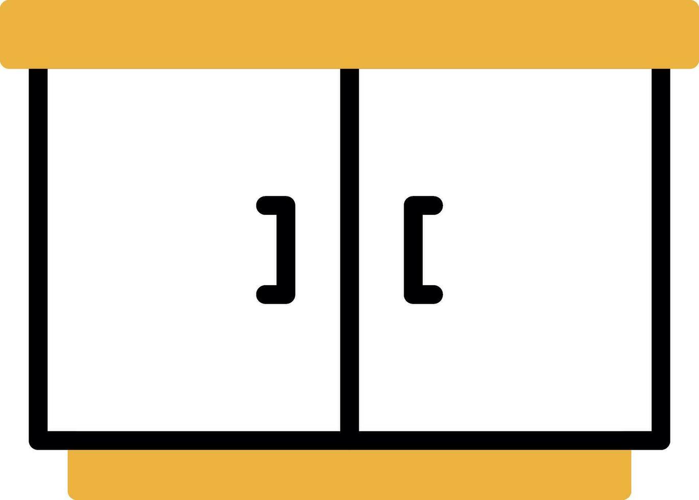 Cabinet Vector Icon Design