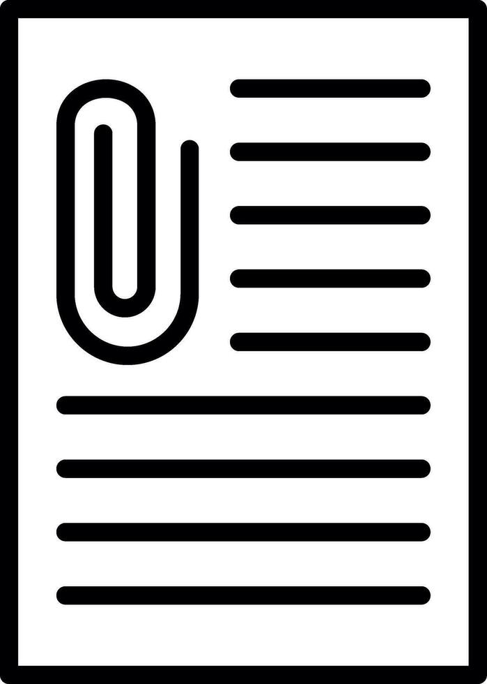 Ppaer clip Vector Icon Design