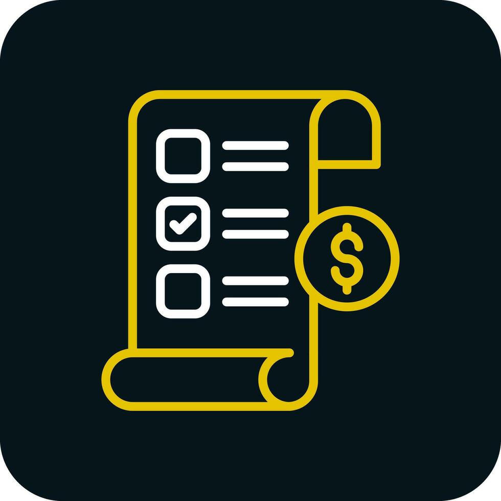 Invoice Vector Icon Design