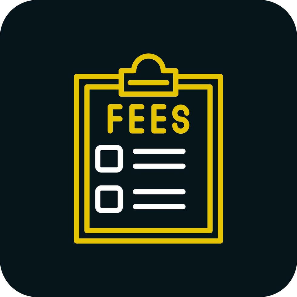 Fees Vector Icon Design