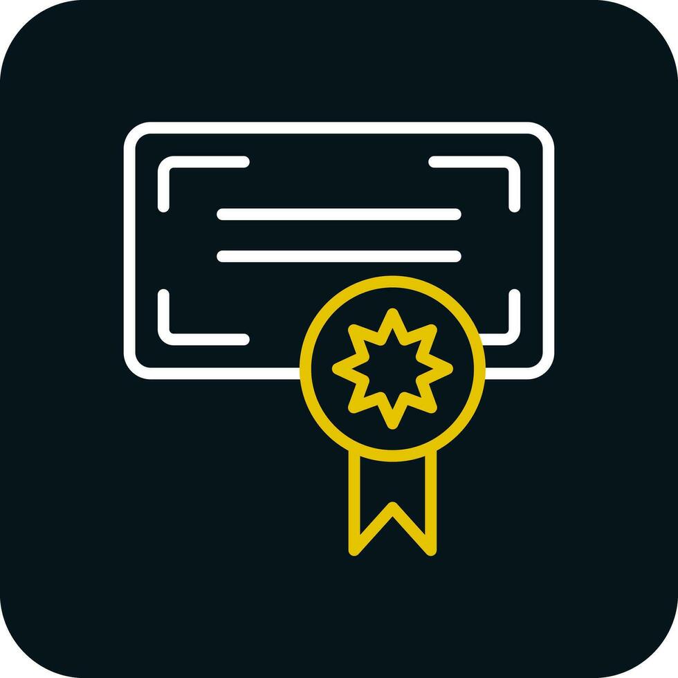 Certificate Vector Icon Design