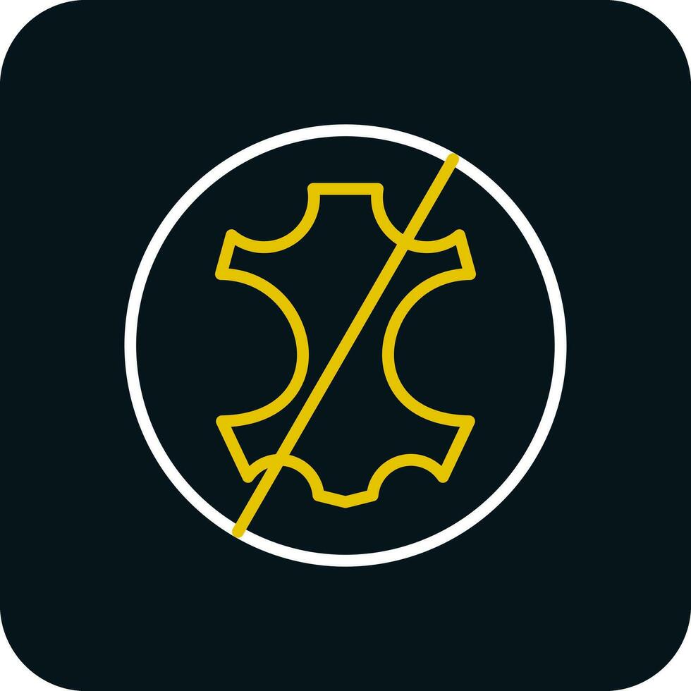 No leather Vector Icon Design