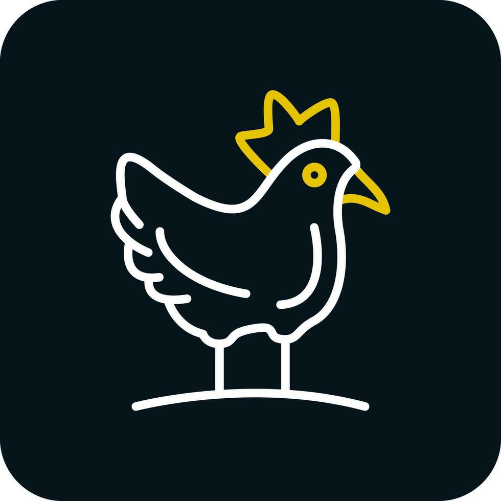 gallina vector icono diseño