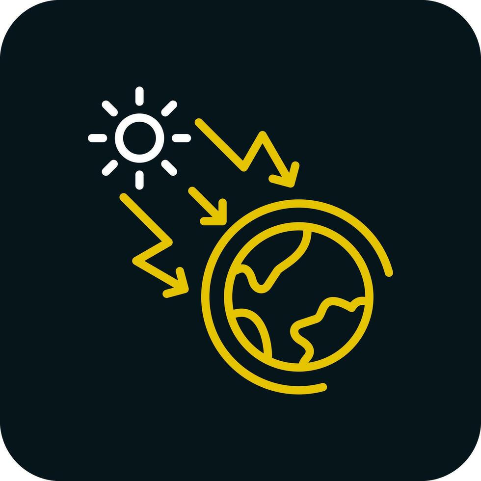 Greenhouse effect Vector Icon Design