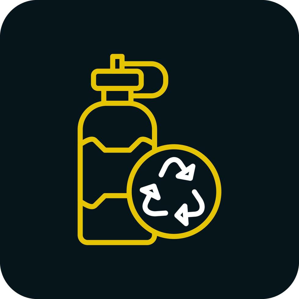 Reusable bottle Vector Icon Design