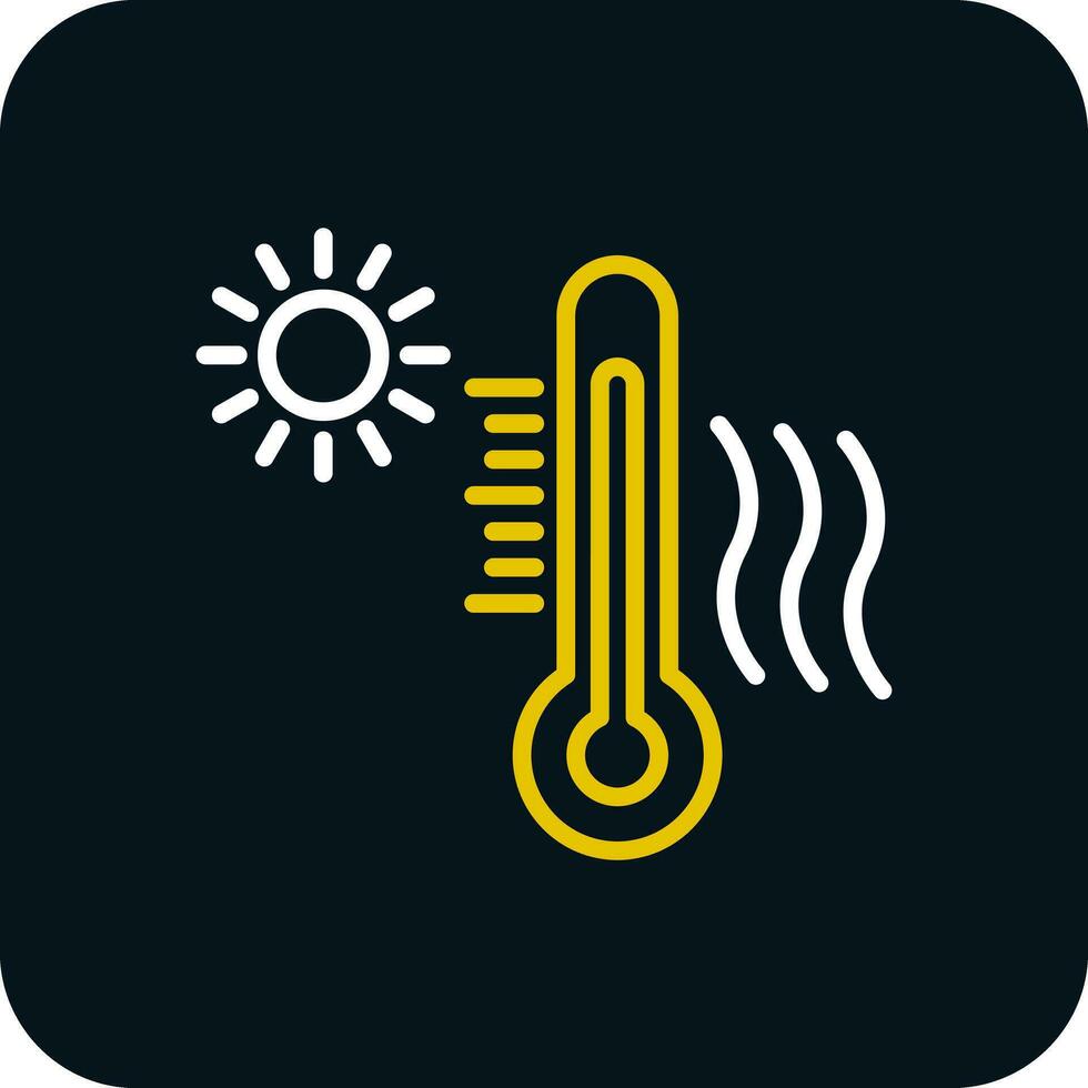 Heat wave Vector Icon Design