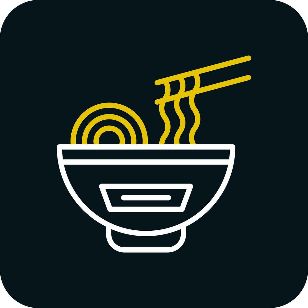 Noodles Vector Icon Design